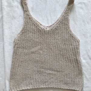 Knit tank top